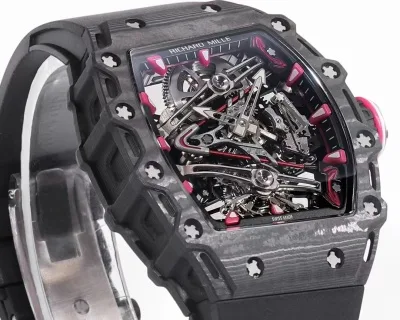 Super Clone Richard Mille RM 38-02 Richard Mille Bubba Watson Tourbillon 42mm Carbon