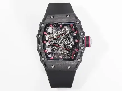 Super Clone Richard Mille RM 38-02 Richard Mille Bubba Watson Tourbillon 42mm Carbon