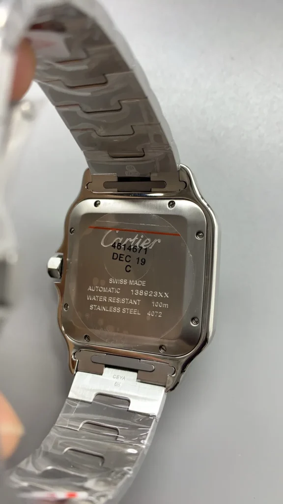 Super Clone Cartier Santos De Cartier Chocolate Dial WSSA0065 35.5mm – Swiss SuperClone