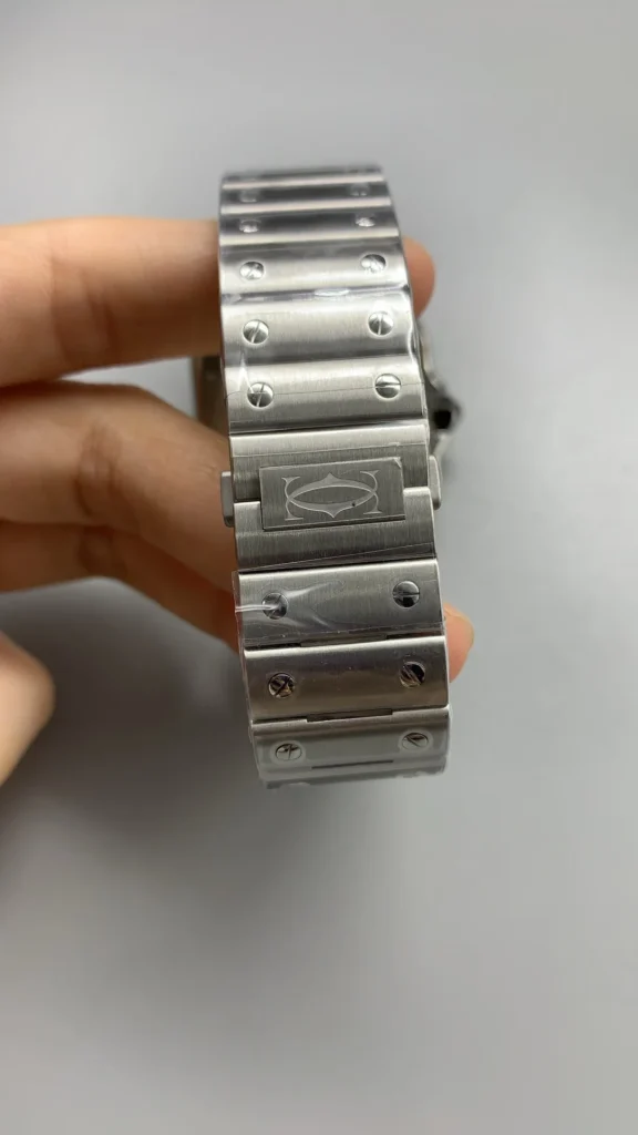 Super Clone Cartier Santos De Cartier Chocolate Dial WSSA0065 35.5mm – Swiss SuperClone