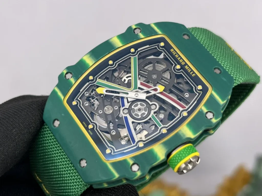Super Clone Richard Mille RM 67-02 Richard Mille Italy White Carbon TPT Italy
