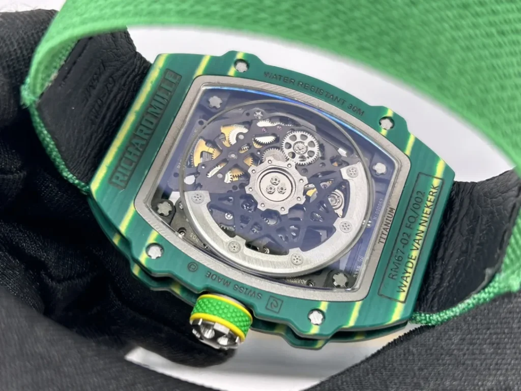 Super Clone Richard Mille RM 67-02 Richard Mille Italy White Carbon TPT Italy