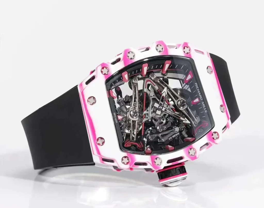 Super Clone Richard Mille RM 38-02 Richard Mille Bubba Watson Tourbillon Manual Winding 42mm