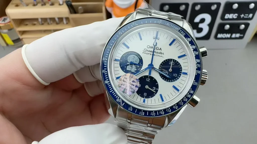 Super Clone Omega Speedmaster 50th Anniversary Co-Axial Chronometer Chronograph 310.32.42.50.02.001 42mm “Silver Snoopy Award” – Swiss SuperClone