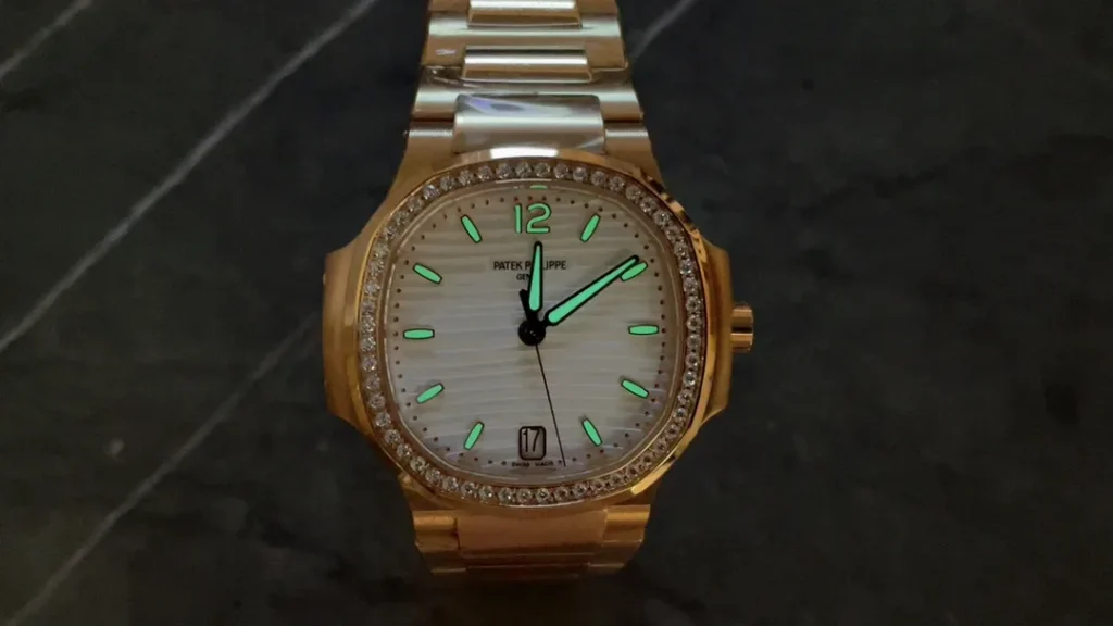 Super Clone Patek Philippe Nautilus 7118/1R-011 32.5mm White Dial Rose Gold – Swiss SuperClone