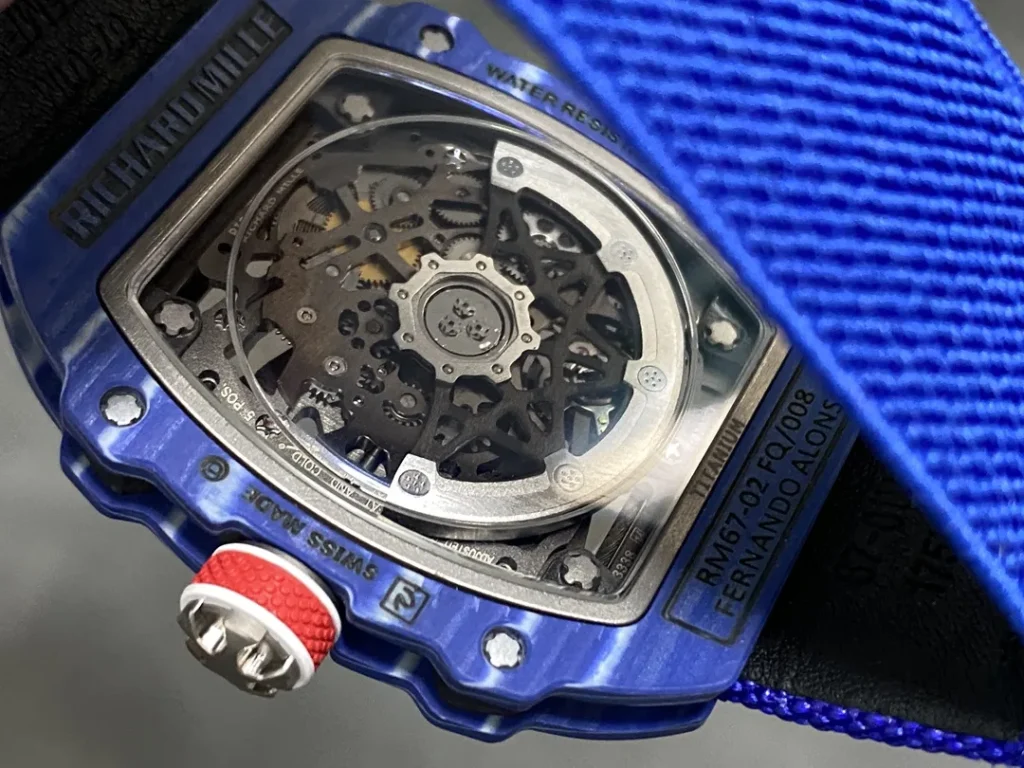 Super Clone Richard Mille RM 67-02 Richard Mille Italy White Carbon TPT Italy
