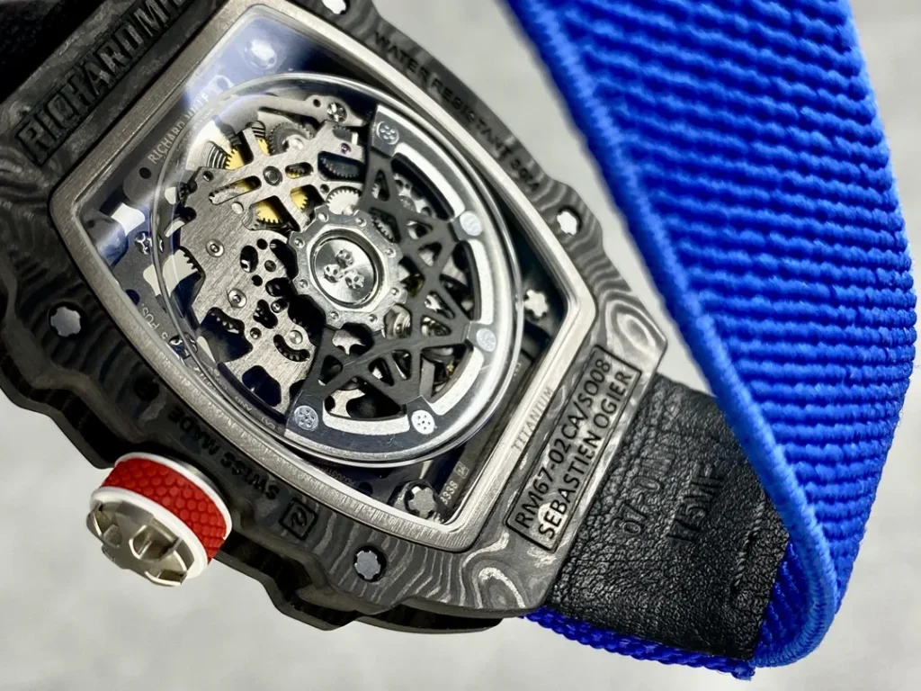 Super Clone Richard Mille RM 67-02 Richard Mille Italy White Carbon TPT Italy