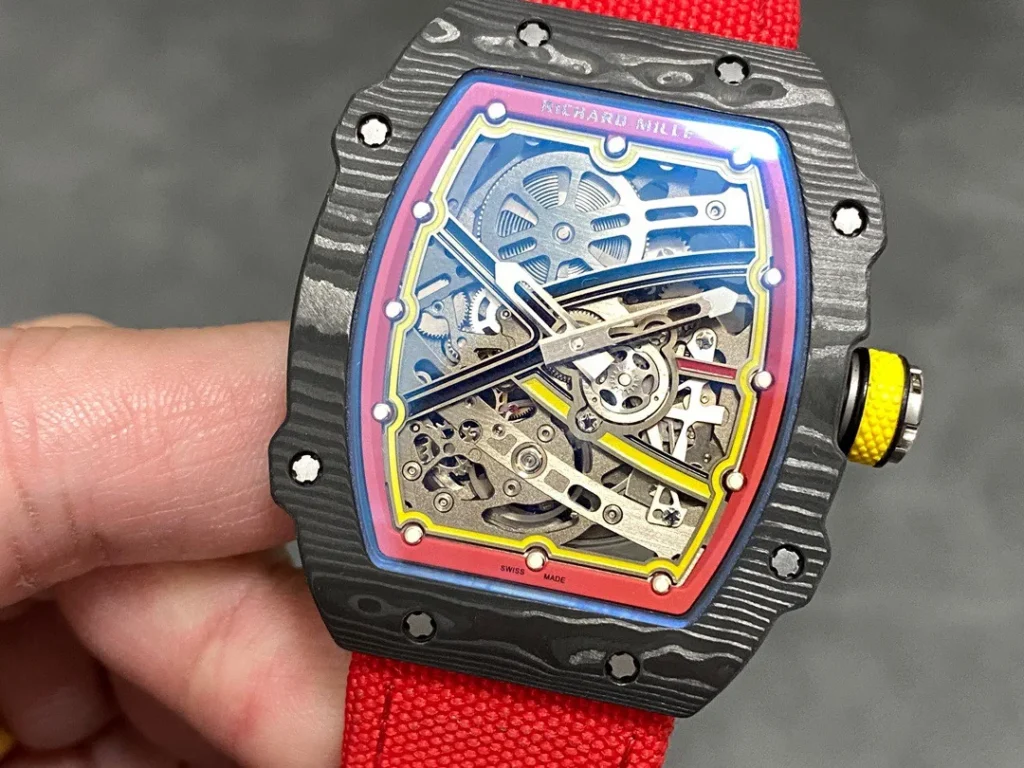 Super Clone Richard Mille RM 67-02 Richard Mille Italy White Carbon TPT Italy