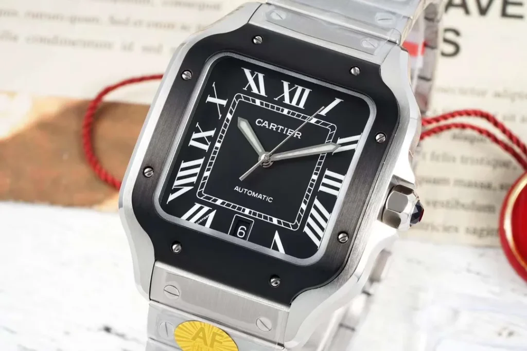 Super Clone Cartier Santos De Cartier Ceramic CRWSSA0037 39.8mm Miyota.9015 – Swiss SuperClone