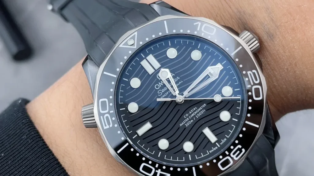 Super Clone Omega Seamaster Diver 300M Co‑Axial Master Chronometer 210.92.44.20.01.001 Black Dial Ceramic 42mm – Swiss SuperClone