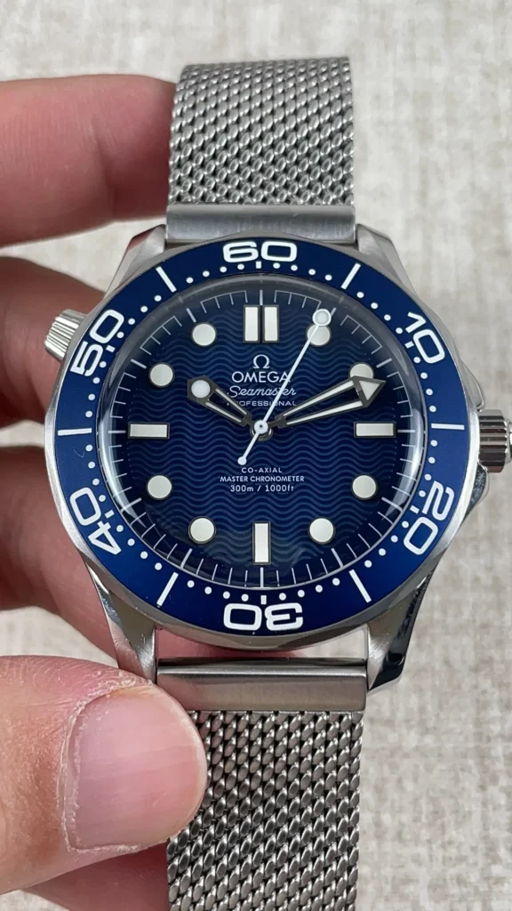 Super Clone Omega Seamaster Diver James Bond 60th Anniversary 210.30.42.20.03.002 42mm Blue Dial Steel – Swiss SuperClone
