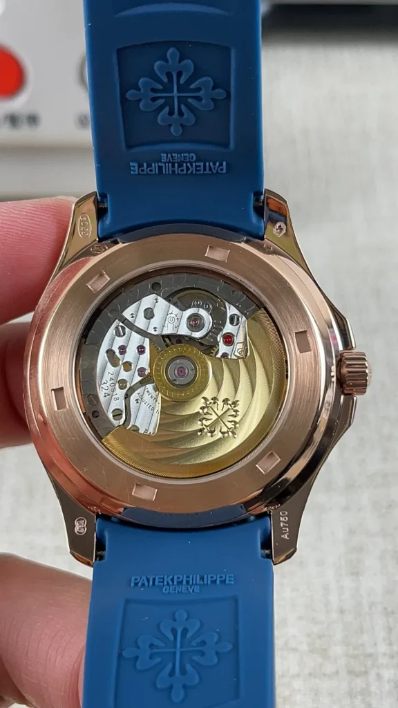 Super Clone Patek Philippe Aquanaut 5261R Moonphase Blue Rose 40mm – Swiss SuperClone