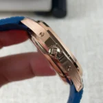 Super Clone Patek Philippe Aquanaut 5261R Moonphase Blue Rose 40mm – Swiss SuperClone