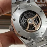 Super Clone Audemars Piguet Royal Oak 15407ST.OO 41mm Skeleton Dial Steel V3 Base