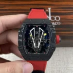 Super Clone Richard Mille RM 27-03 Richard Mille 42mm Carbon Đen 43gram