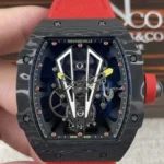 Super Clone Richard Mille RM 27-03 Richard Mille 42mm Carbon Đen 43gram