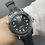 Super Clone Omega Seamaster Diver 210.62.44.20.01.001 42mm Black Dial Ceramic – Swiss SuperClone