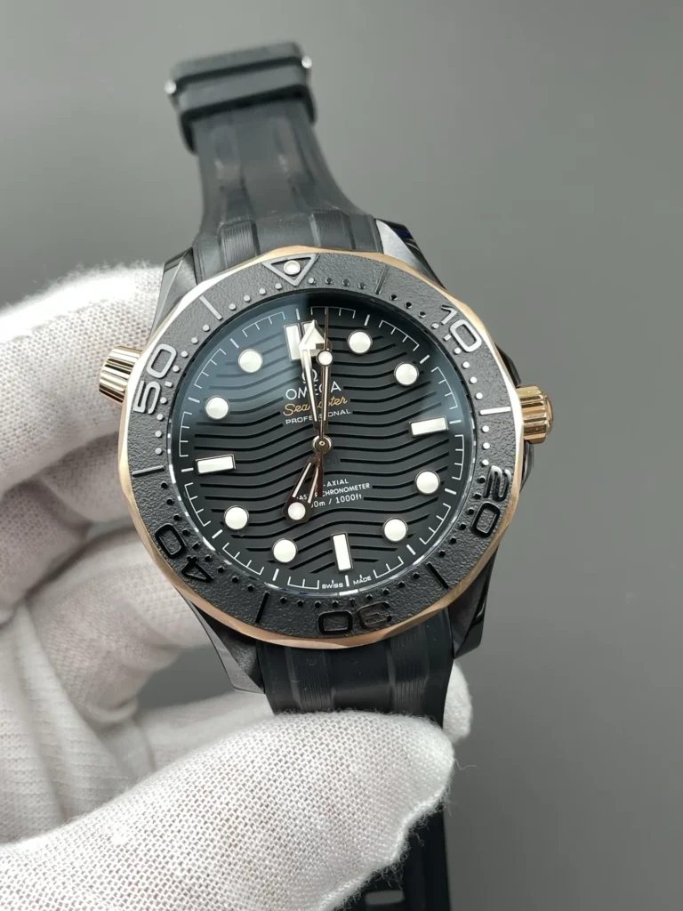 Super Clone Omega Seamaster Diver 210.62.44.20.01.001 42mm Black Dial Ceramic – Swiss SuperClone