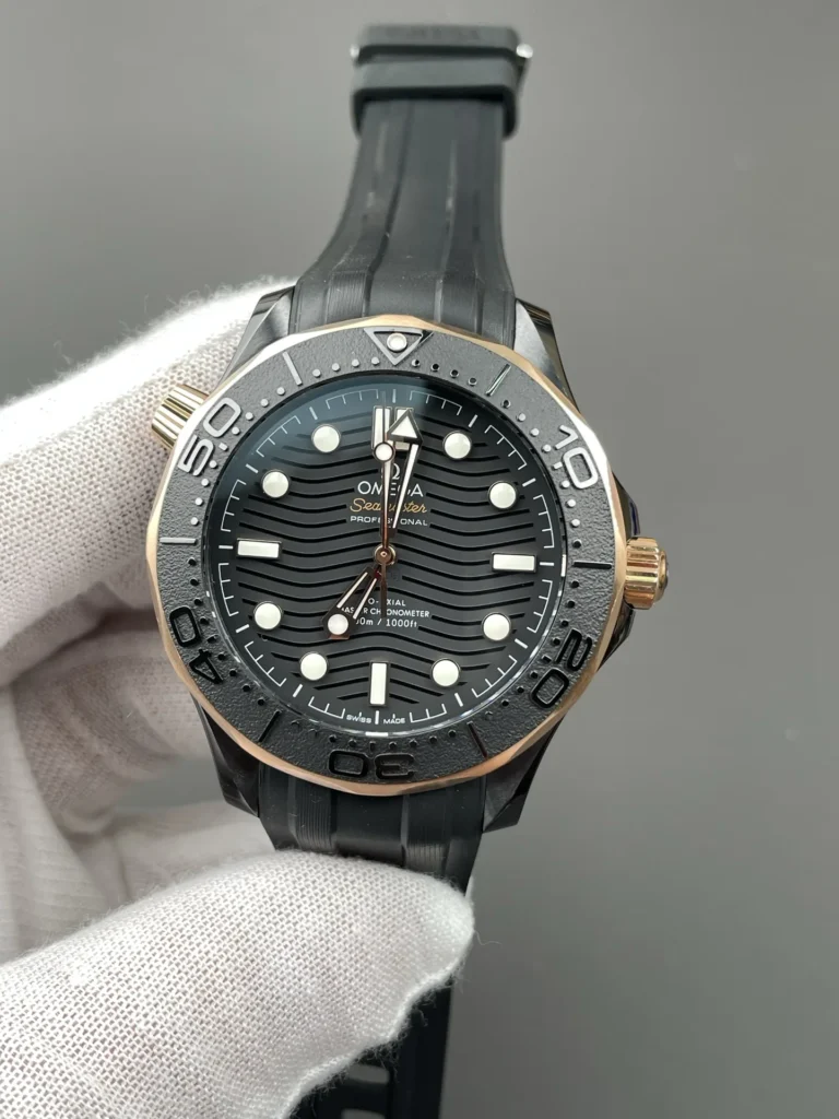 Super Clone Omega Seamaster Diver 210.62.44.20.01.001 42mm Black Dial Ceramic – Swiss SuperClone
