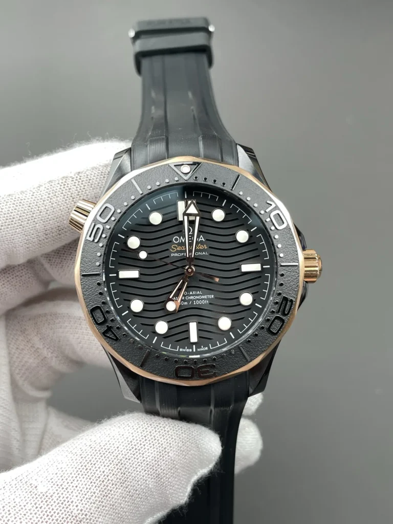 Super Clone Omega Seamaster Diver 210.62.44.20.01.001 42mm Black Dial Ceramic – Swiss SuperClone