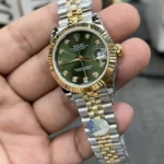 Super Clone Rolex Datejust Olive Green Diamond Dial 278273-0030 31 mm – Swiss SuperClone