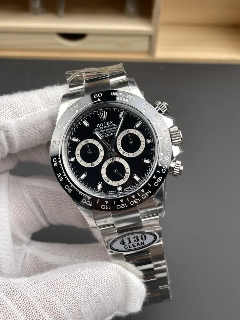 Super Clone Rolex Daytona “Reverse Panda” Black Dial 116500LN – Swiss SuperClone