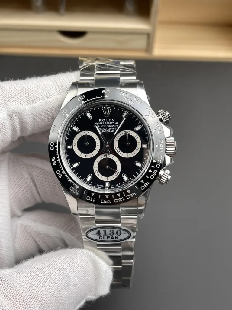 Super Clone Rolex Daytona “Reverse Panda” Black Dial 116500LN – Swiss SuperClone