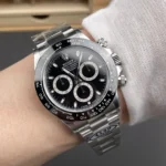 Super Clone Rolex Daytona “Reverse Panda” Black Dial 116500LN – Swiss SuperClone