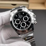 Super Clone Rolex Daytona Black Dial 116520 – Swiss SuperClone