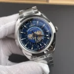 Super Clone Omega Seamaster Aqua Terra Co‑Axial Master Chronometer Gmt Worldtimer 220.10.43.22.03.001 43mm Steel – Swiss SuperClone