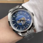 Super Clone Omega Seamaster Aqua Terra Co‑Axial Master Chronometer Gmt Worldtimer 220.10.43.22.03.001 43mm Steel – Swiss SuperClone