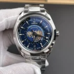 Super Clone Omega Seamaster Aqua Terra Co‑Axial Master Chronometer Gmt Worldtimer 220.10.43.22.03.001 43mm Steel – Swiss SuperClone