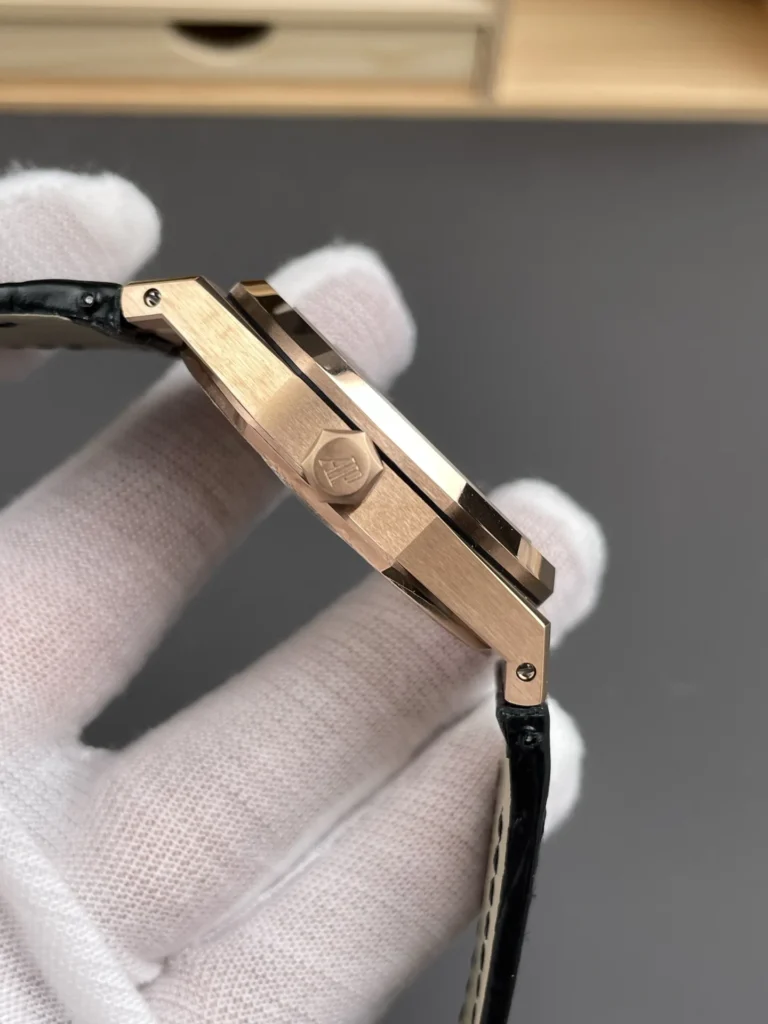 Super Clone Audemars Piguet Royal Oak 15500OR Rose Gold 41mm Black Dial