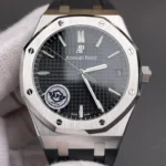 Super Clone Audemars Piguet Royal Oak 15500ST.OO.1220ST.03 41mm Black Rubber Strap