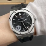 Super Clone Audemars Piguet Royal Oak 15500ST.OO.1220ST.03 41mm Black Rubber Strap