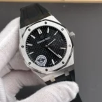 Super Clone Audemars Piguet Royal Oak 15500ST.OO.1220ST.03 41mm Black Rubber Strap