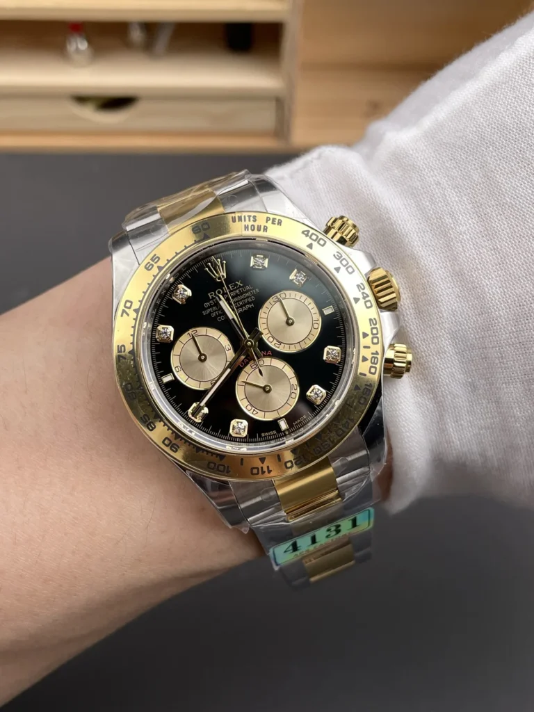 Super Clone Rolex Daytona Black Diamond Dial 126503 – Swiss SuperClone