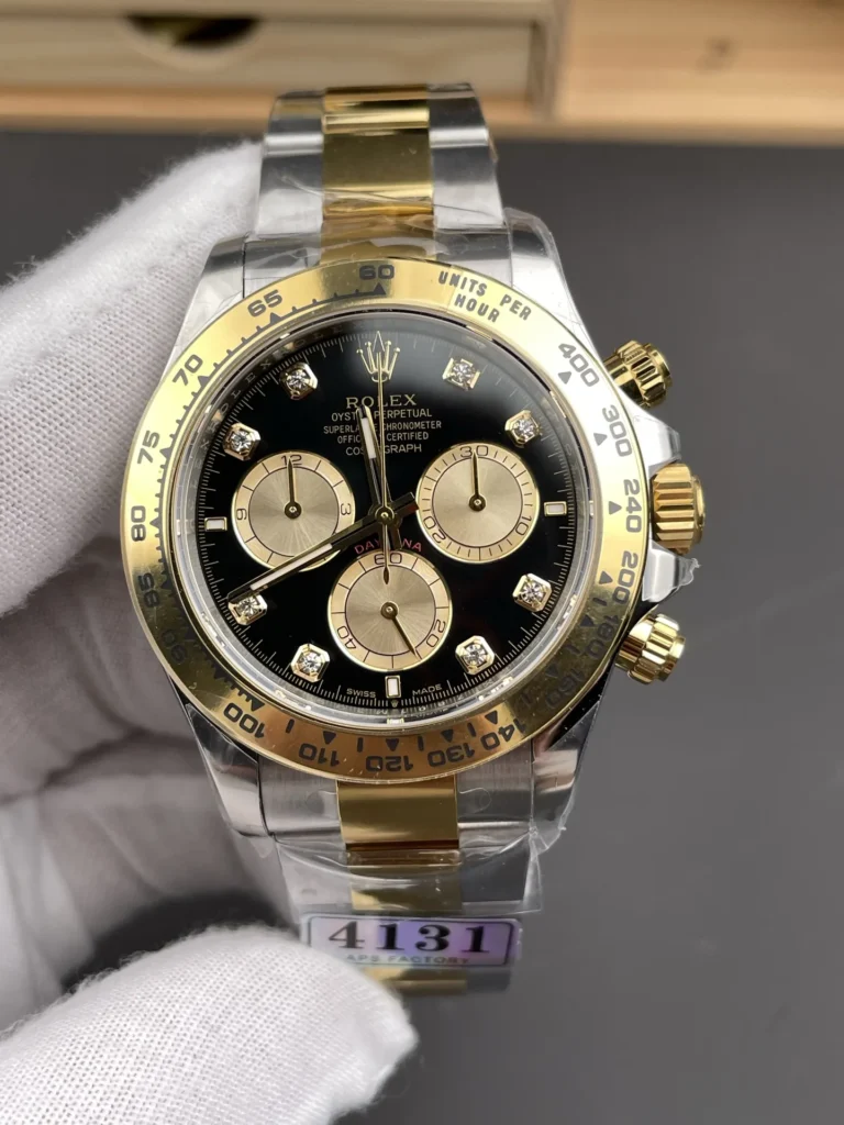 Super Clone Rolex Daytona Black Diamond Dial 126503 – Swiss SuperClone