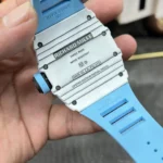 Super Clone Richard Mille RM 35-01 Richard Mille Rafa Cacbon NTPT Blue Strap 42mm