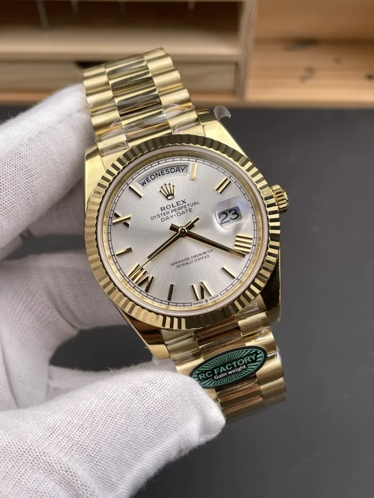 Super Clone Rolex Day-Date White Dial 128238-0113 36 mm – Swiss SuperClone
