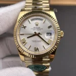Super Clone Rolex Day-Date White Dial 128238-0113 36 mm – Swiss SuperClone