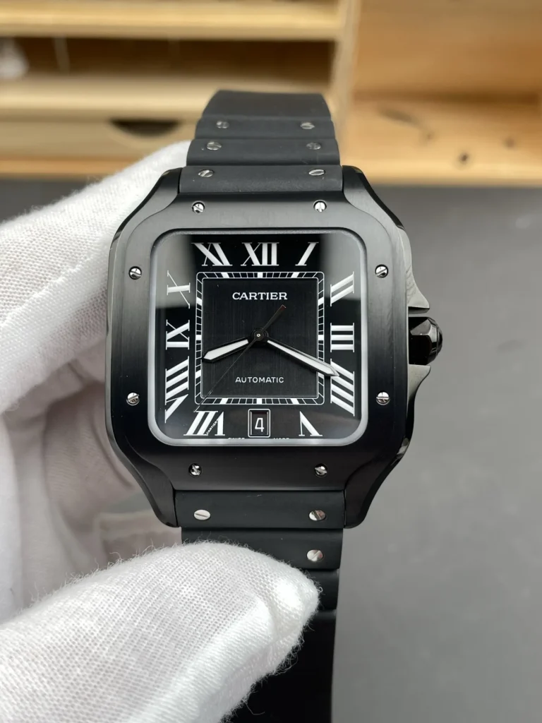 Super Clone Cartier Santos De Cartier CRWSSA0039 39.8mm Ceramic – – Swiss SuperClone