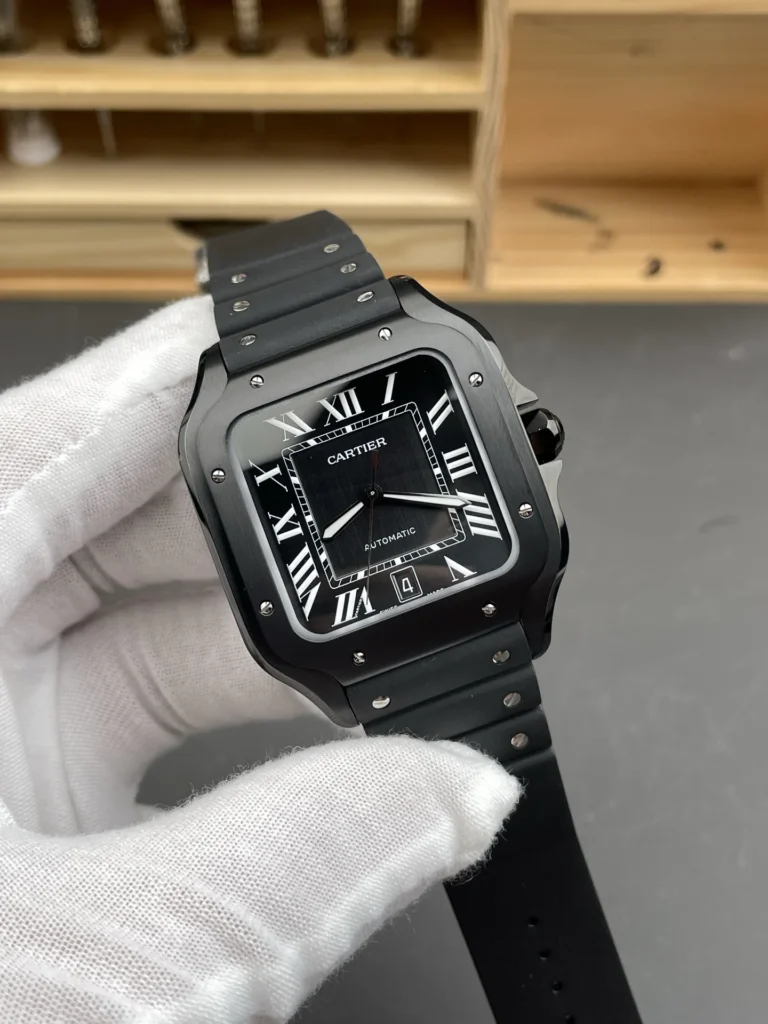 Super Clone Cartier Santos De Cartier CRWSSA0039 39.8mm Ceramic – – Swiss SuperClone
