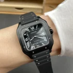 Super Clone Cartier Santos De Cartier CRWSSA0039 39.8mm Ceramic – – Swiss SuperClone