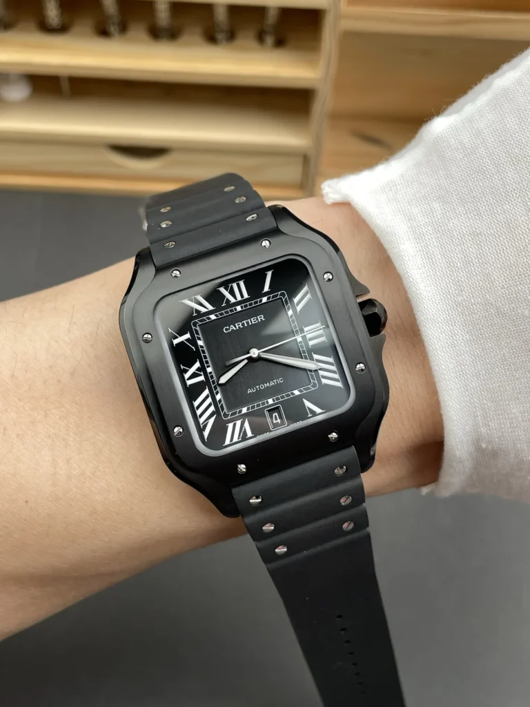 Super Clone Cartier Santos De Cartier CRWSSA0039 39.8mm Ceramic – – Swiss SuperClone