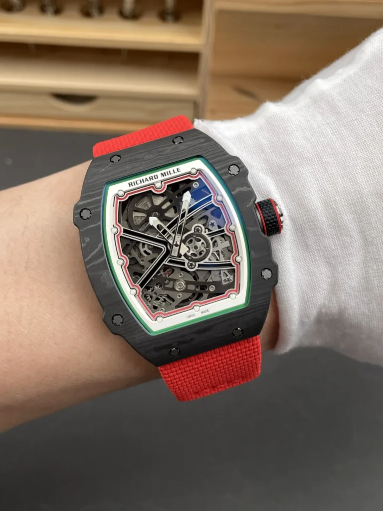 Super Clone Richard Mille RM 67-02 Richard Mille Italy Black Carbon TPT Italy