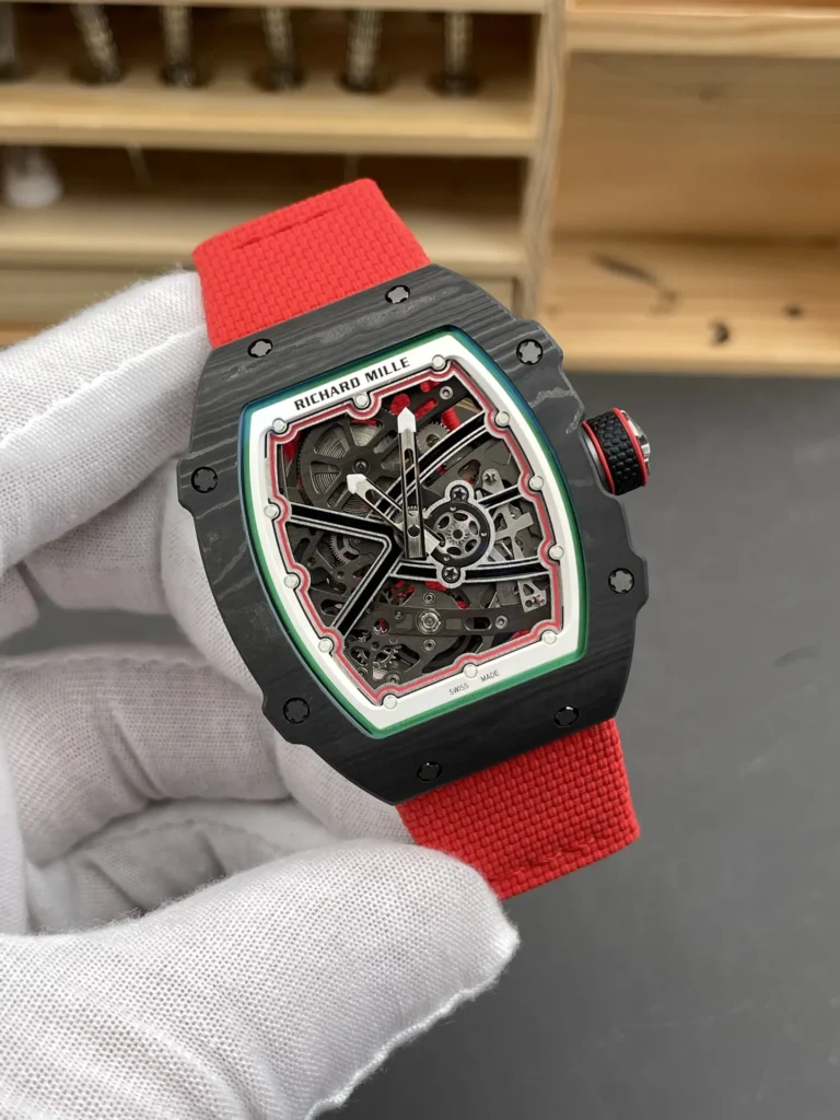 Super Clone Richard Mille RM 67-02 Richard Mille Italy Black Carbon TPT Italy