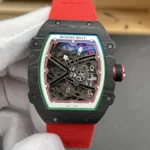 Super Clone Richard Mille RM 67-02 Richard Mille Italy Black Carbon TPT Italy