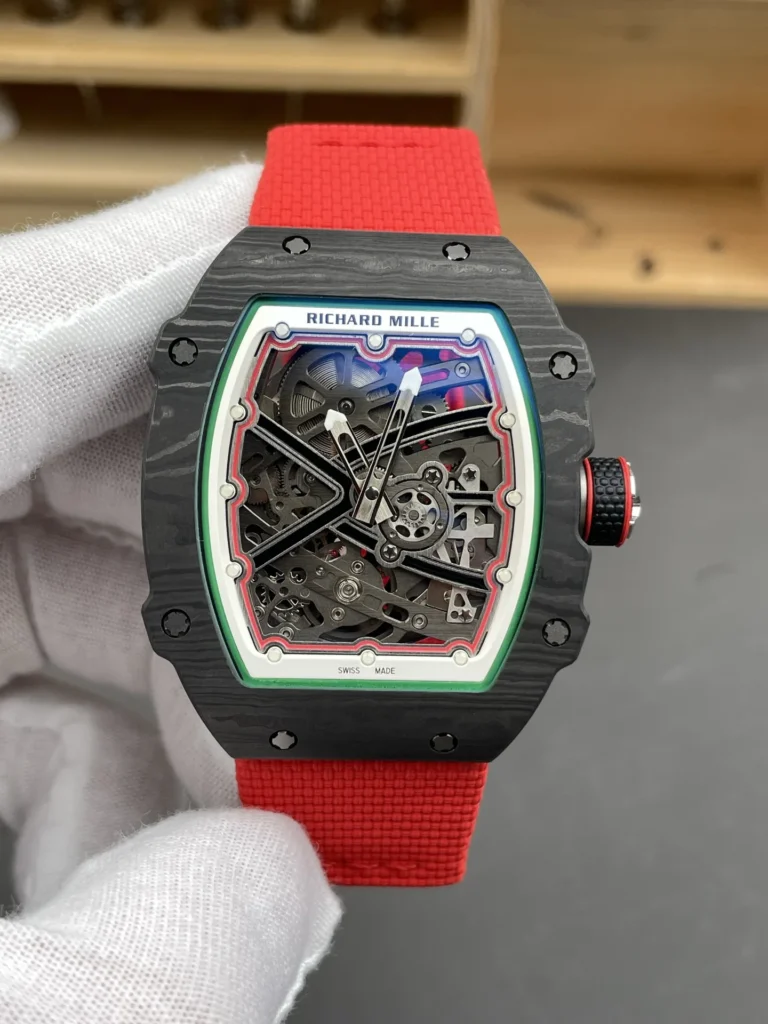 Super Clone Richard Mille RM 67-02 Richard Mille Italy Black Carbon TPT Italy