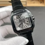 Super Clone Cartier Santos Large Skeleton Black 39mm – Swiss SuperClone